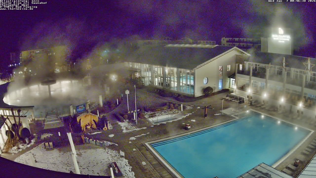 Archiv Foto Webcam Bad Füssing: Therme 1