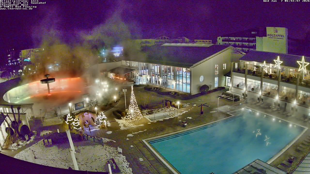 Archiv Foto Webcam Bad Füssing: Therme 1