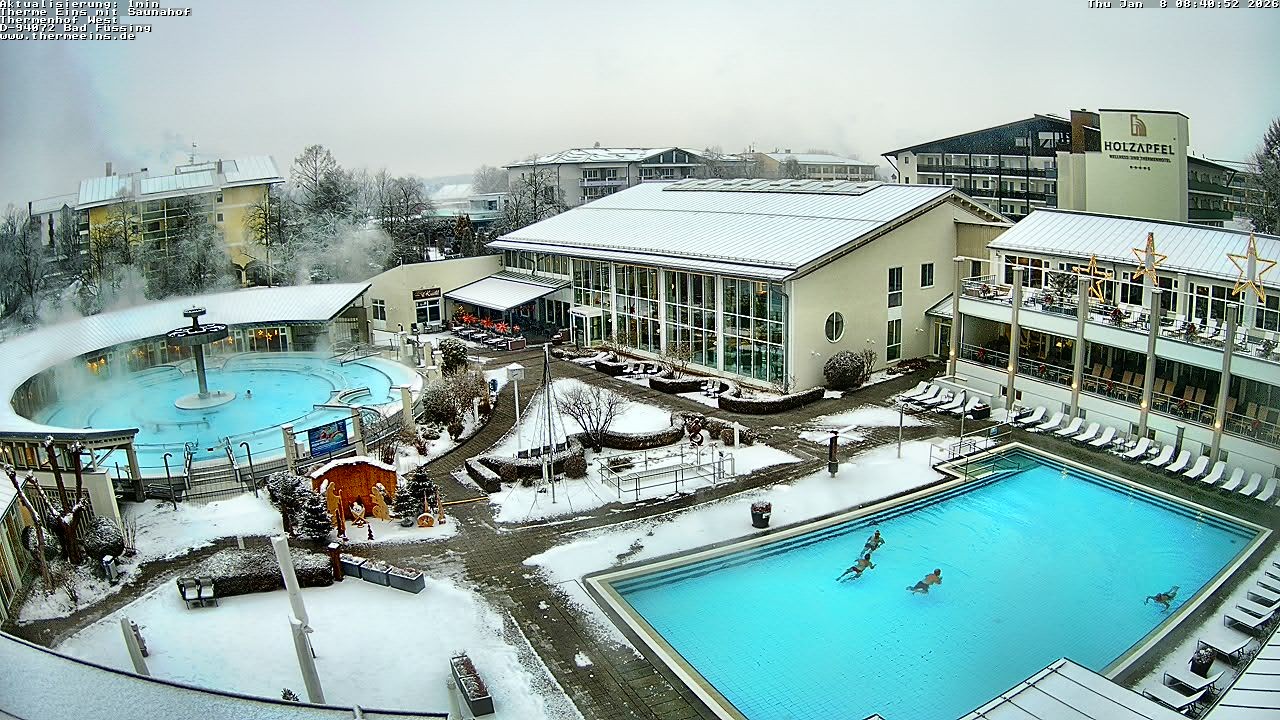 Archiv Foto Webcam Bad Füssing: Therme 1