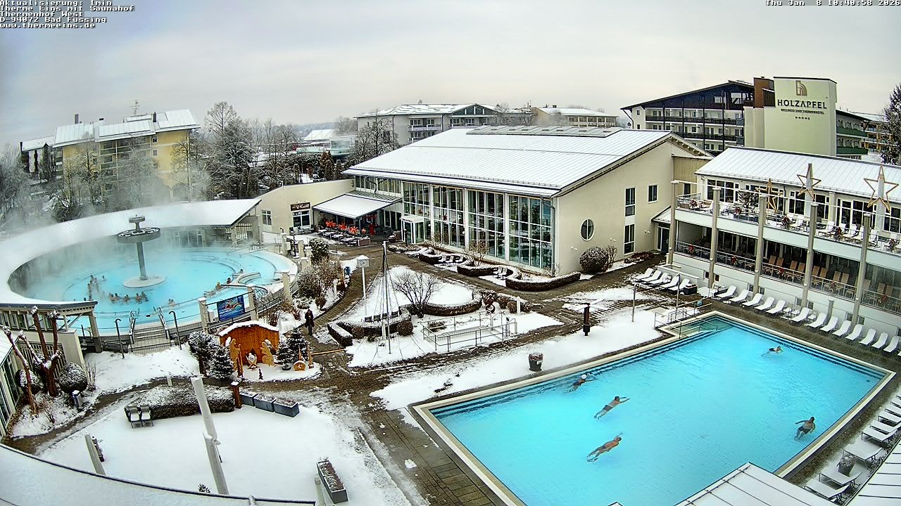Archiv Foto Webcam Bad Füssing: Therme 1
