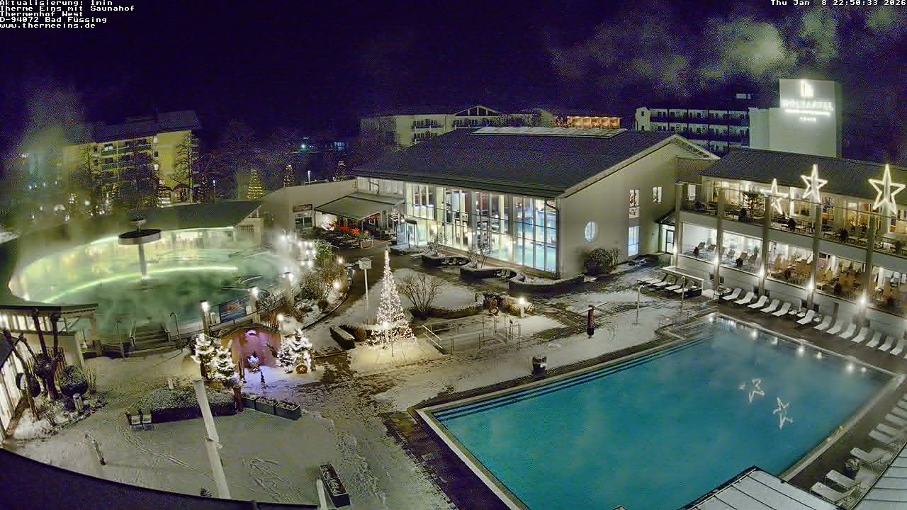 Archiv Foto Webcam Bad Füssing: Therme 1