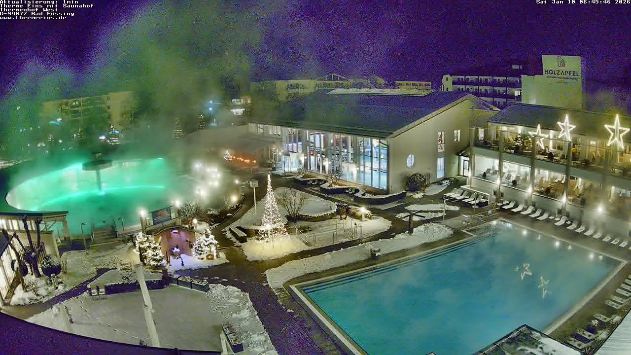 Archiv Foto Webcam Bad Füssing: Therme 1