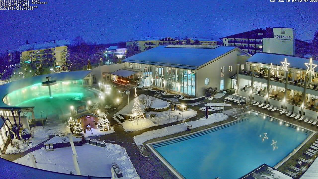 Archiv Foto Webcam Bad Füssing: Therme 1