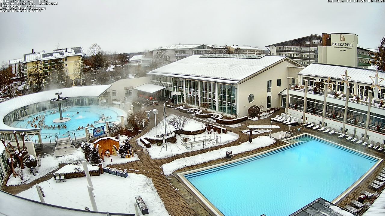 Archiv Foto Webcam Bad Füssing: Therme 1
