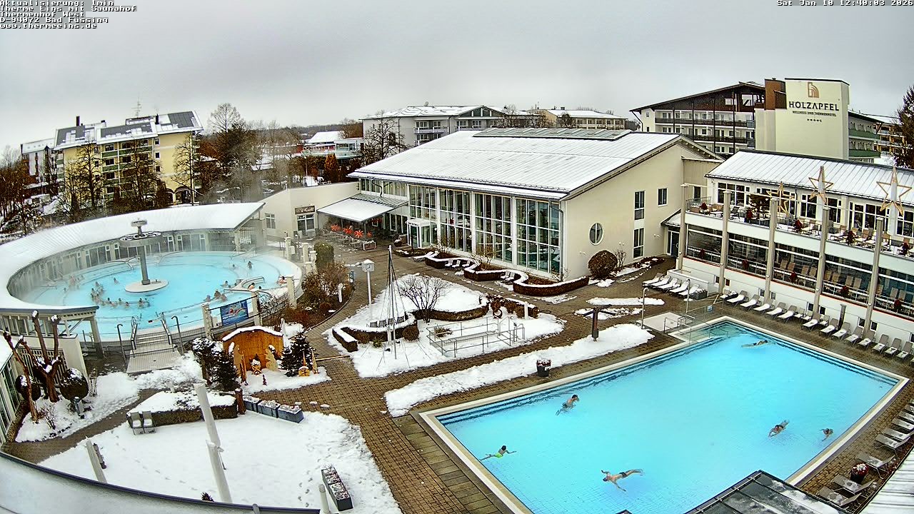 Archiv Foto Webcam Bad Füssing: Therme 1