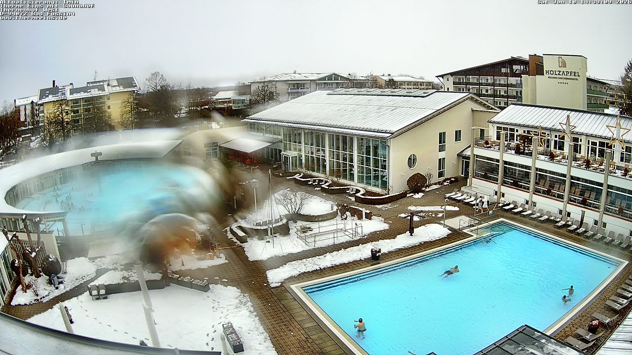 Archiv Foto Webcam Bad Füssing: Therme 1
