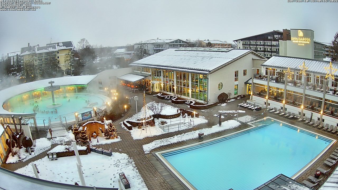 Archiv Foto Webcam Bad Füssing: Therme 1