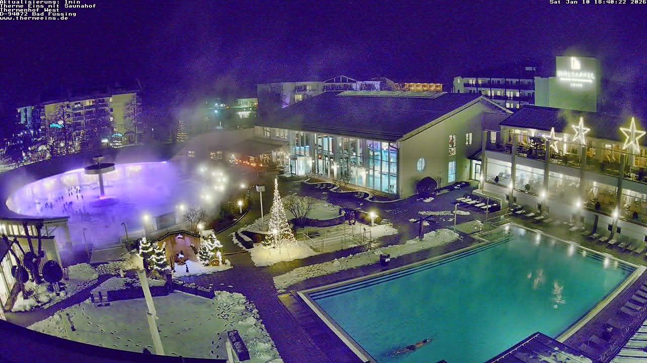 Archiv Foto Webcam Bad Füssing: Therme 1