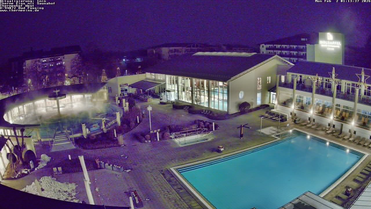 Archiv Foto Webcam Bad Füssing: Therme 1