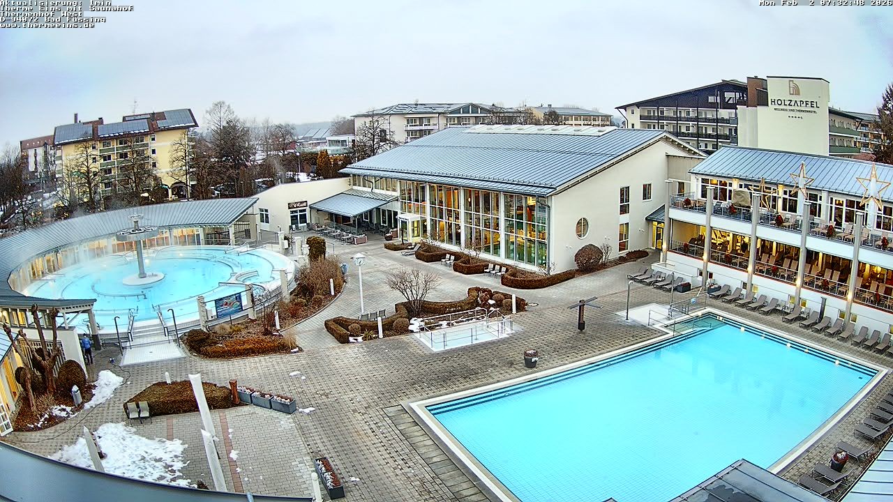 Archiv Foto Webcam Bad Füssing: Therme 1