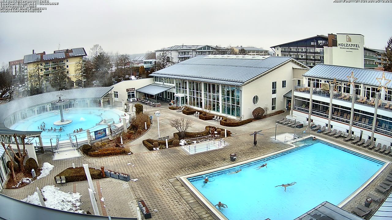 Archiv Foto Webcam Bad Füssing: Therme 1