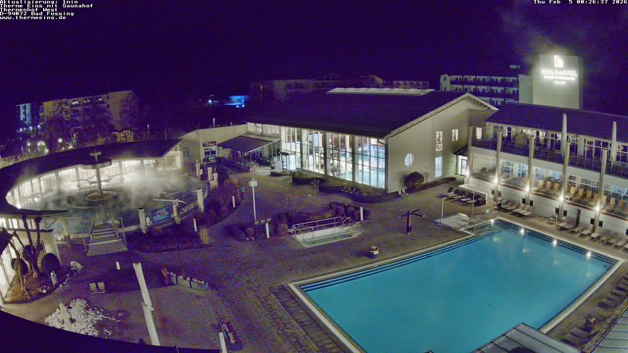 Archiv Foto Webcam Bad Füssing: Therme 1