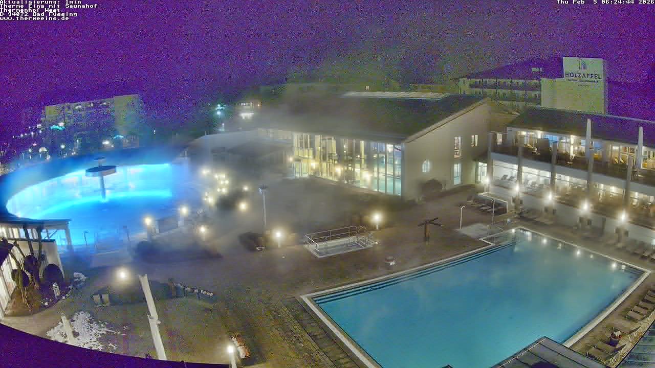 Archiv Foto Webcam Bad Füssing: Therme 1