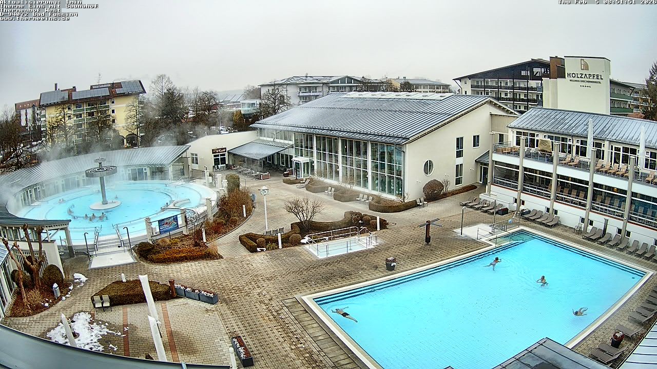 Archiv Foto Webcam Bad Füssing: Therme 1