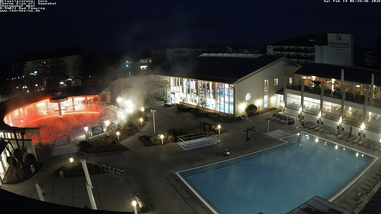 Archiv Foto Webcam Bad Füssing: Therme 1