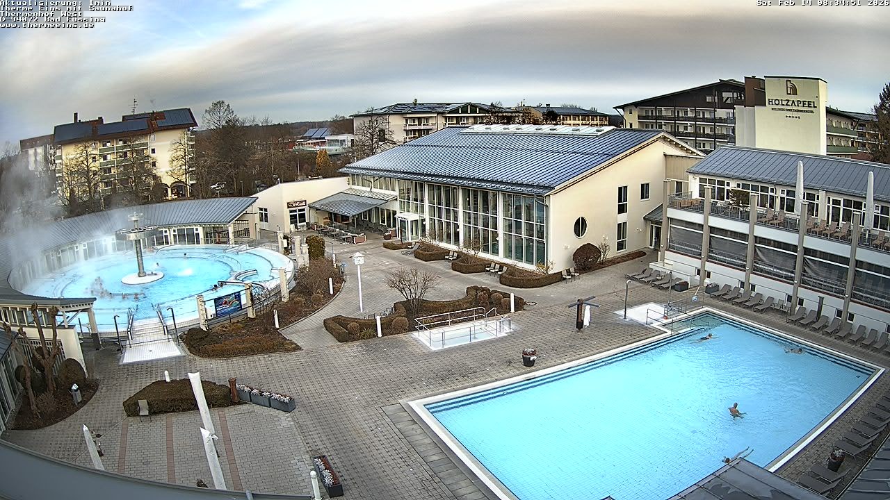 Archiv Foto Webcam Bad Füssing: Therme 1