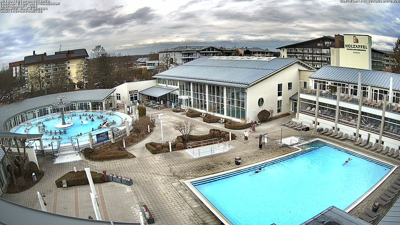 Archiv Foto Webcam Bad Füssing: Therme 1