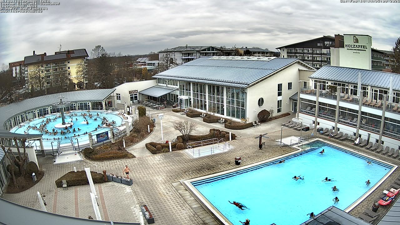 Archiv Foto Webcam Bad Füssing: Therme 1