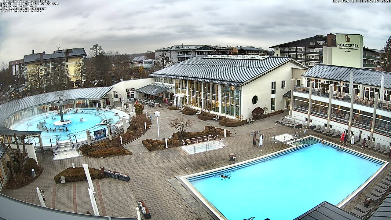 Archiv Foto Webcam Bad Füssing: Therme 1