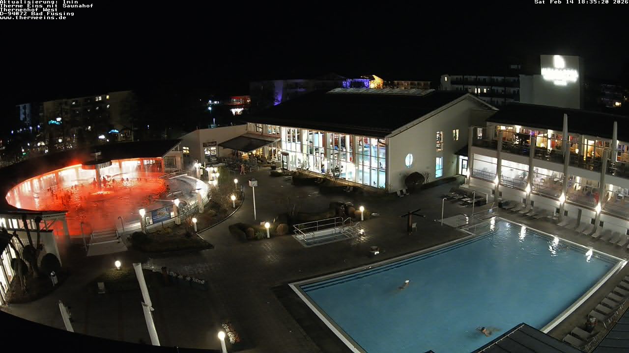 Archiv Foto Webcam Bad Füssing: Therme 1