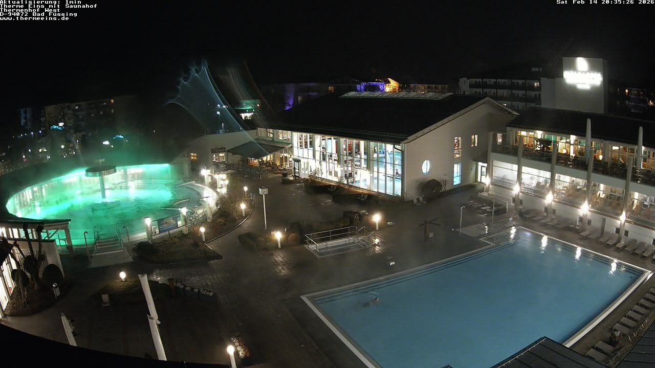 Archiv Foto Webcam Bad Füssing: Therme 1