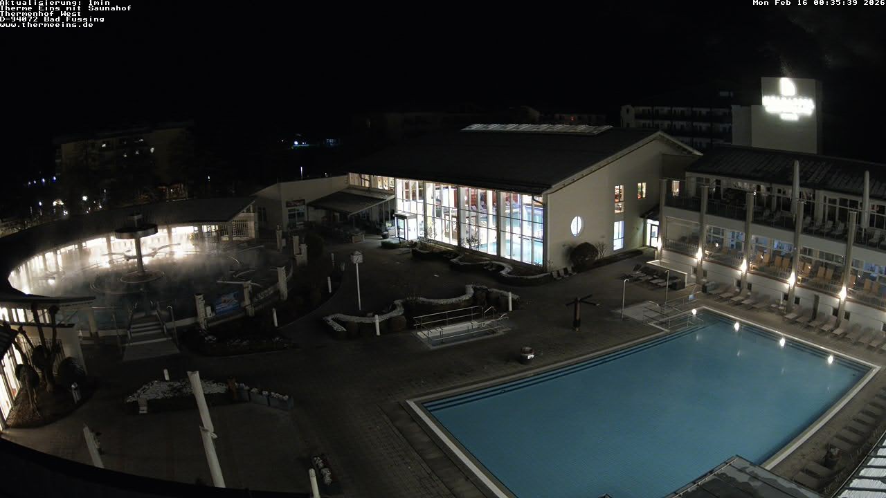 Archiv Foto Webcam Bad Füssing: Therme 1