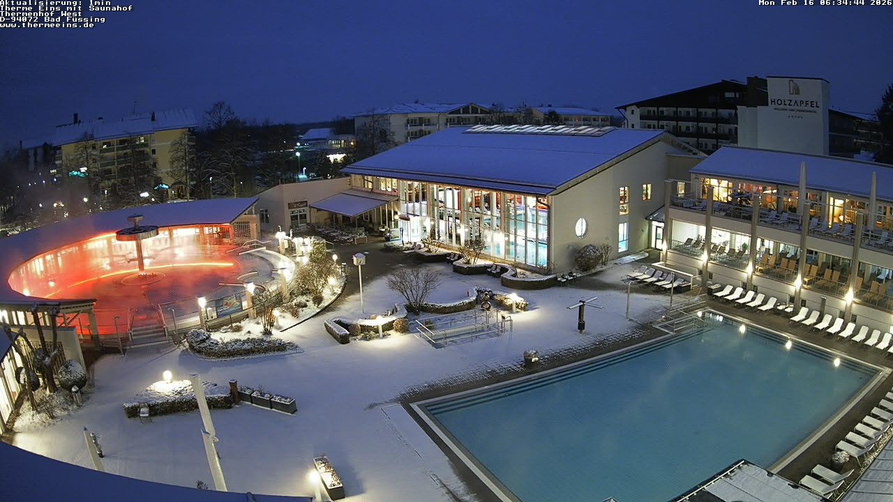 Archiv Foto Webcam Bad Füssing: Therme 1
