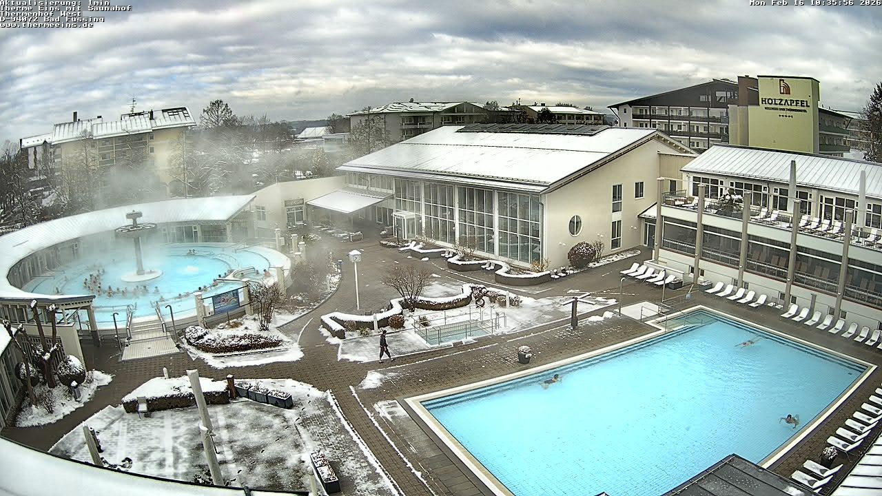 Archiv Foto Webcam Bad Füssing: Therme 1
