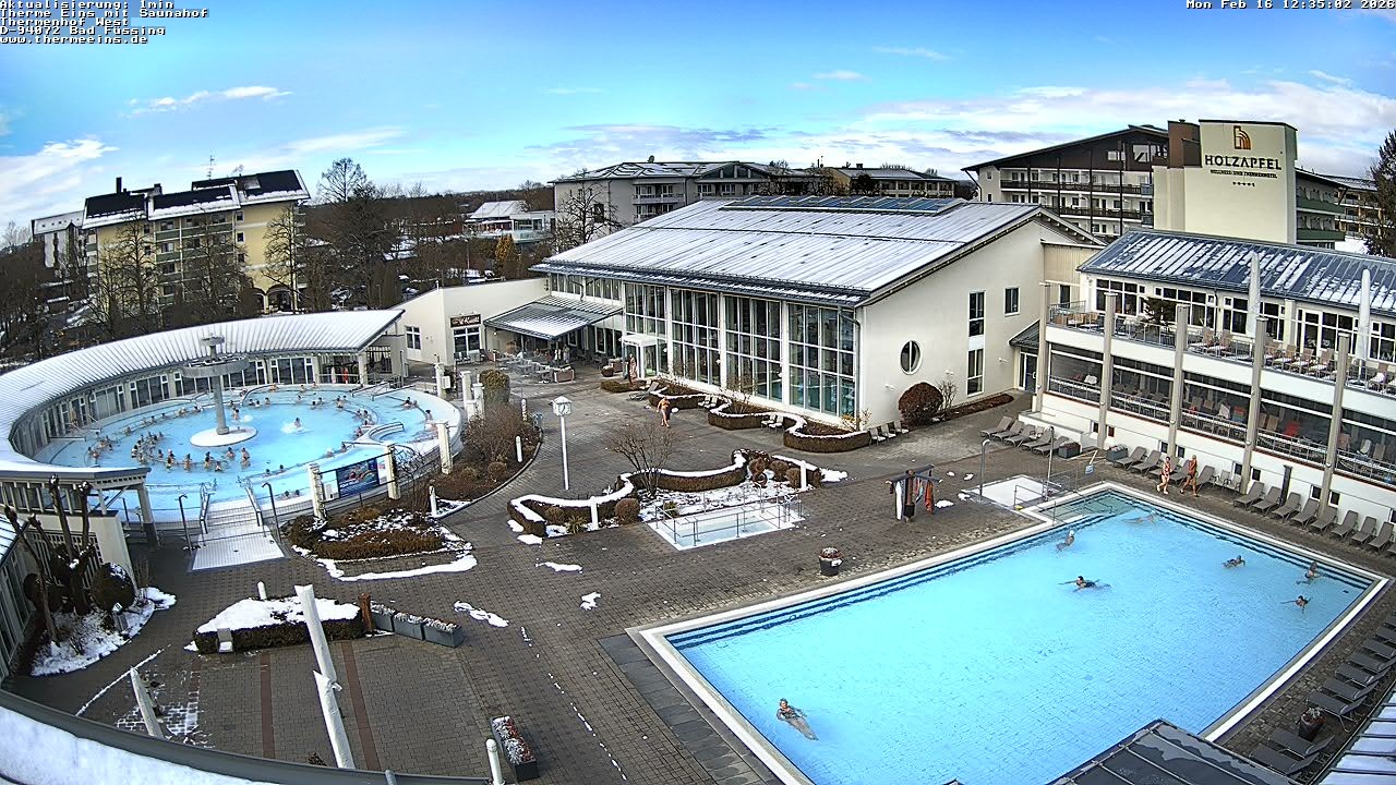 Archiv Foto Webcam Bad Füssing: Therme 1