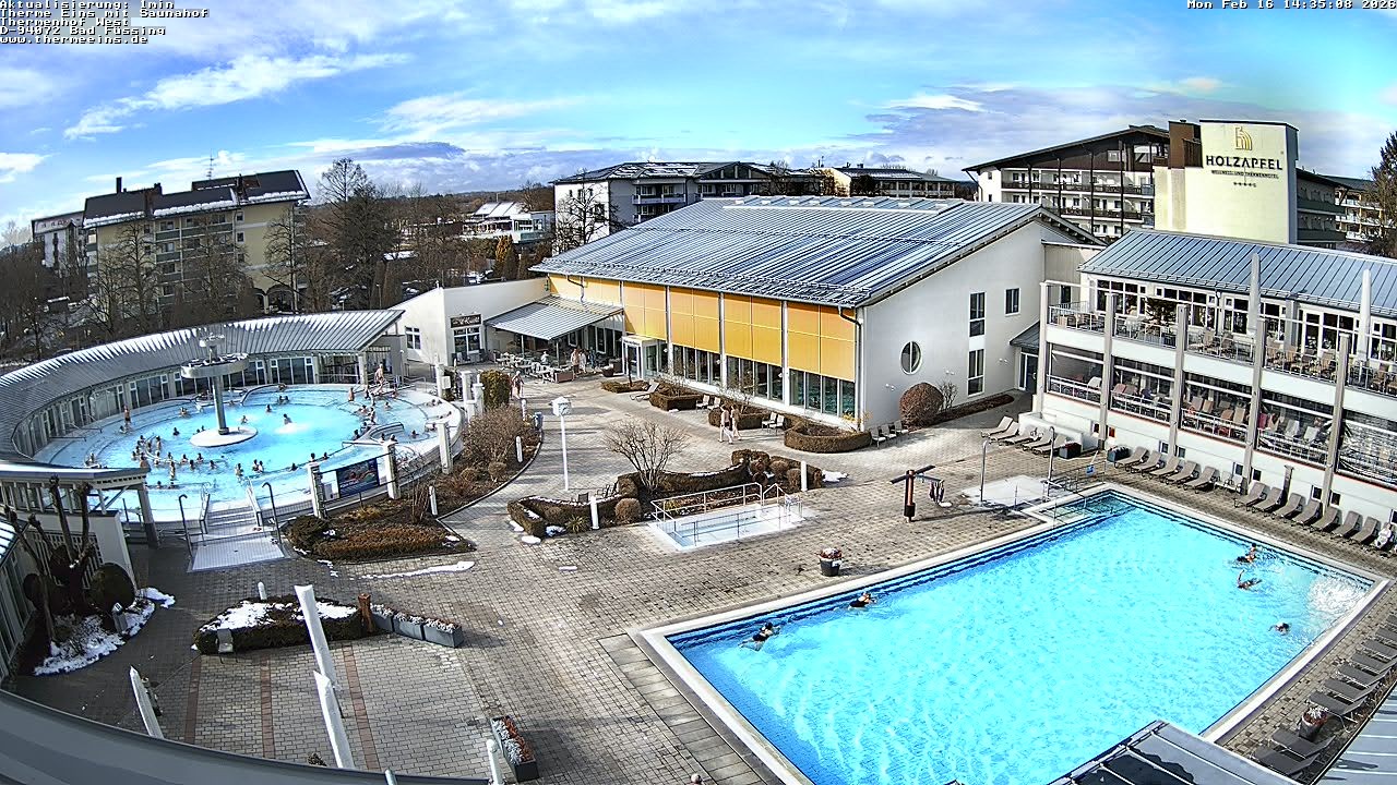Archiv Foto Webcam Bad Füssing: Therme 1