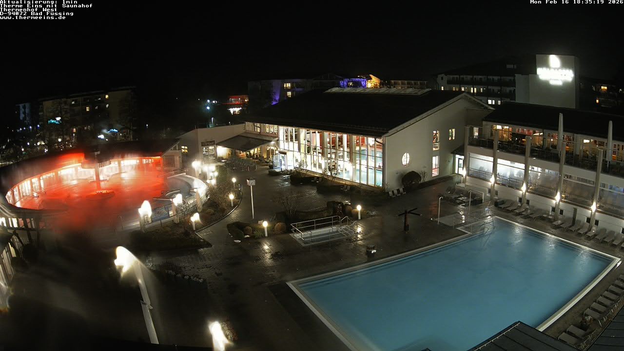 Archiv Foto Webcam Bad Füssing: Therme 1
