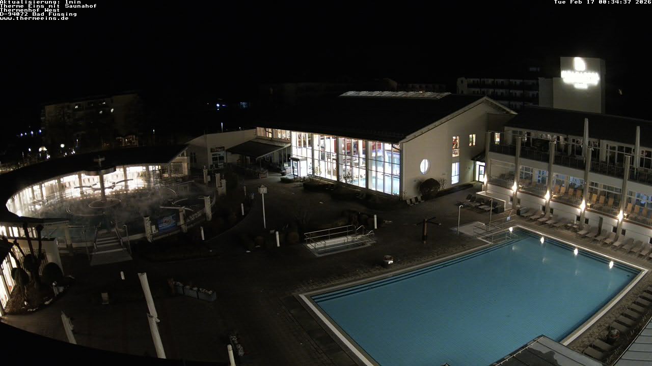 Archiv Foto Webcam Bad Füssing: Therme 1