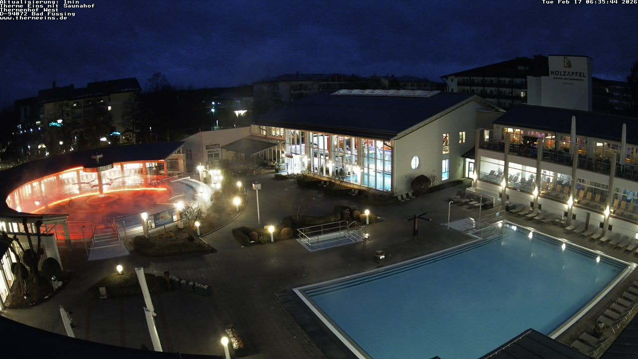 Archiv Foto Webcam Bad Füssing: Therme 1