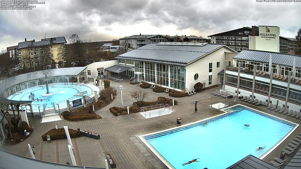 Archiv Foto Webcam Bad Füssing: Therme 1