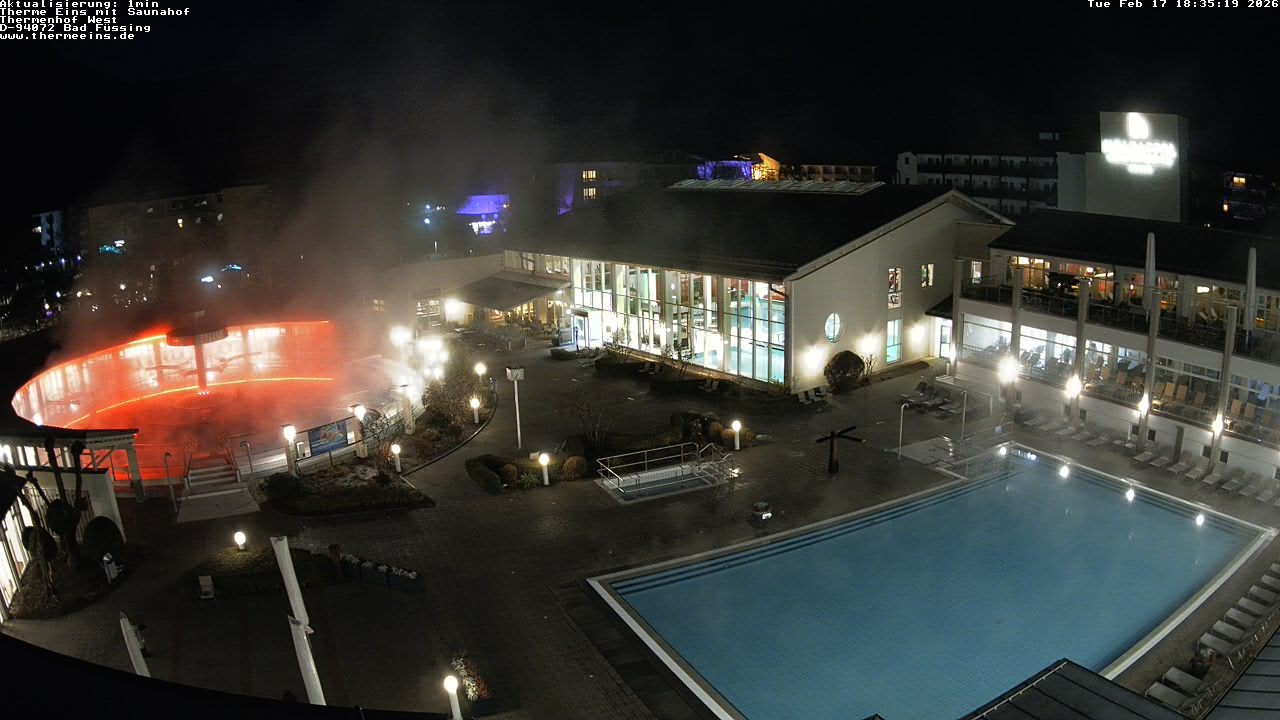 Archiv Foto Webcam Bad Füssing: Therme 1
