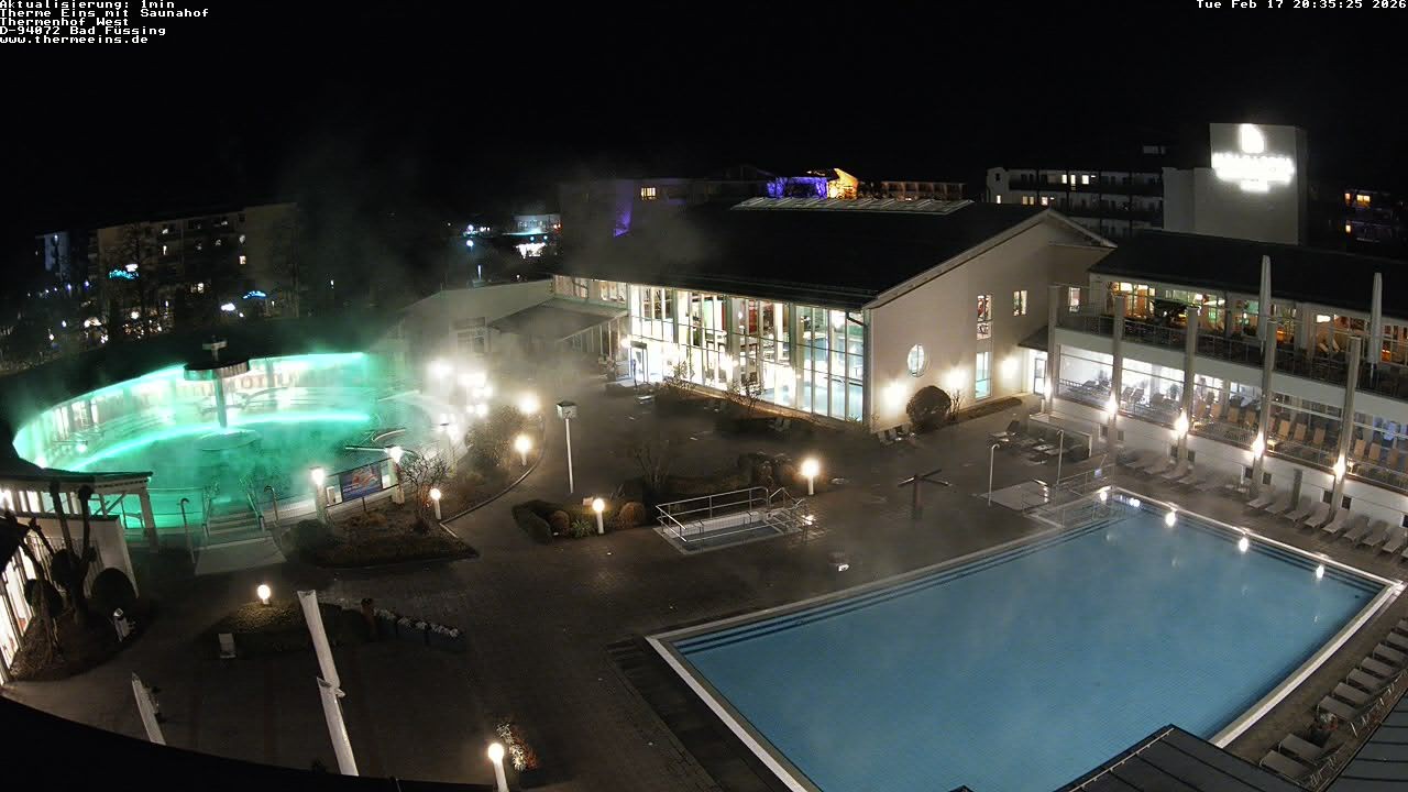 Archiv Foto Webcam Bad Füssing: Therme 1