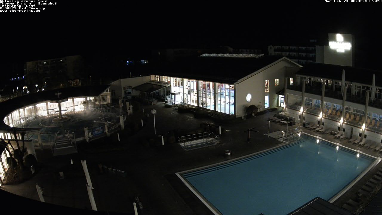 Archiv Foto Webcam Bad Füssing: Therme 1