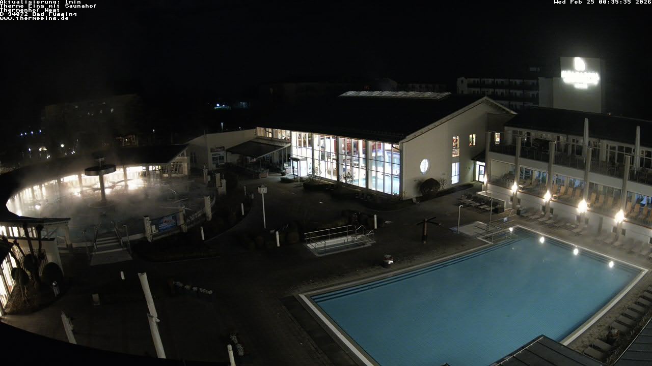Archiv Foto Webcam Bad Füssing: Therme 1