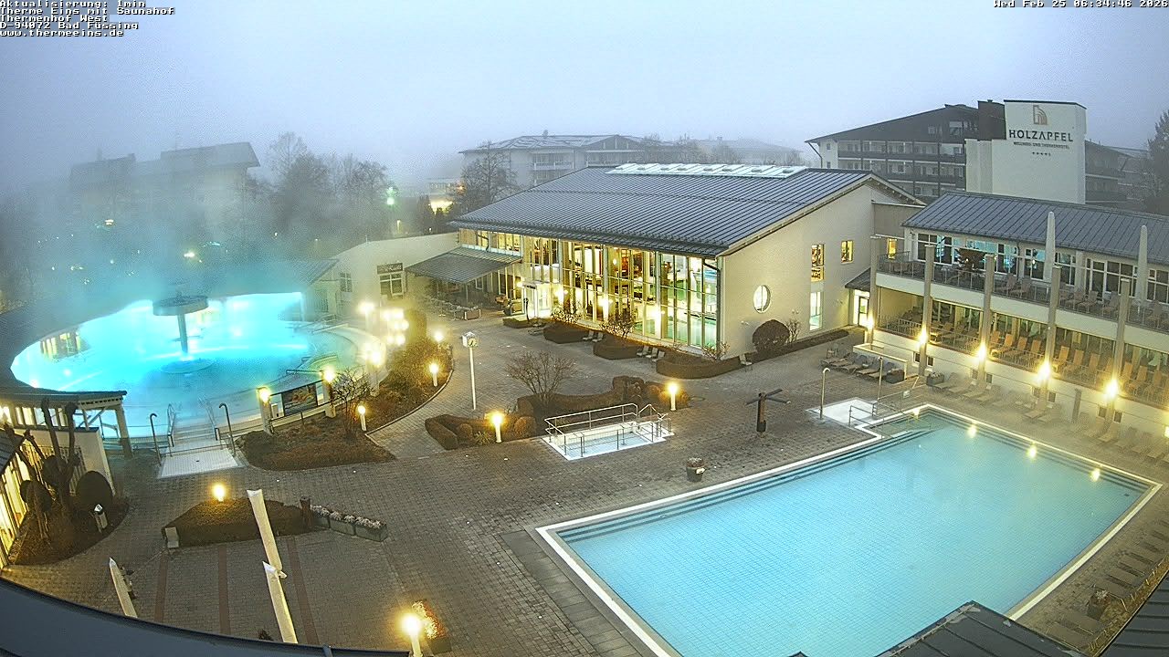 Archiv Foto Webcam Bad Füssing: Therme 1