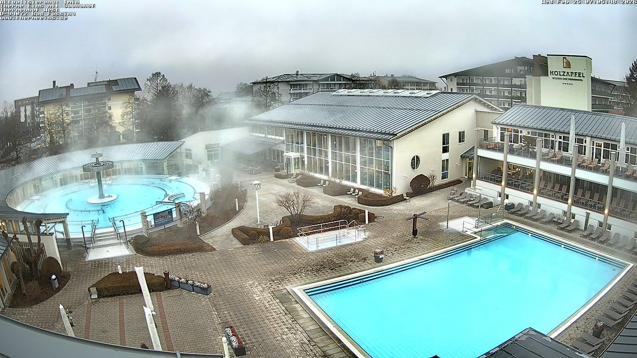 Archiv Foto Webcam Bad Füssing: Therme 1
