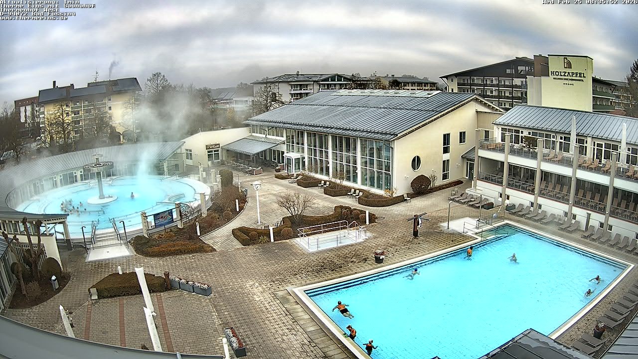 Archiv Foto Webcam Bad Füssing: Therme 1