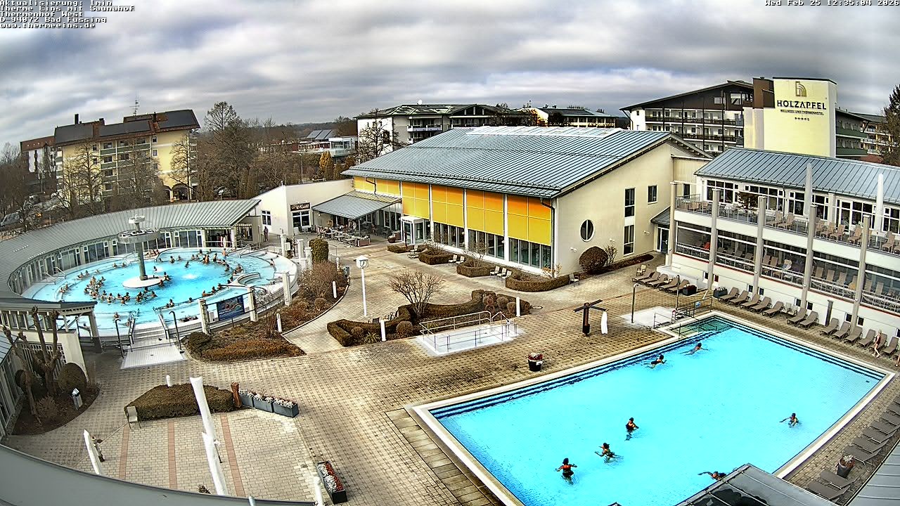 Archiv Foto Webcam Bad Füssing: Therme 1