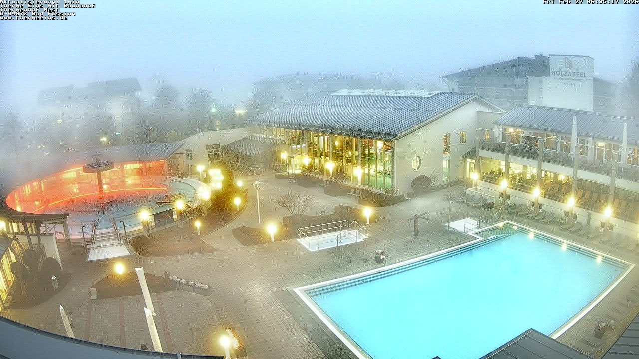 Archiv Foto Webcam Bad Füssing: Therme 1