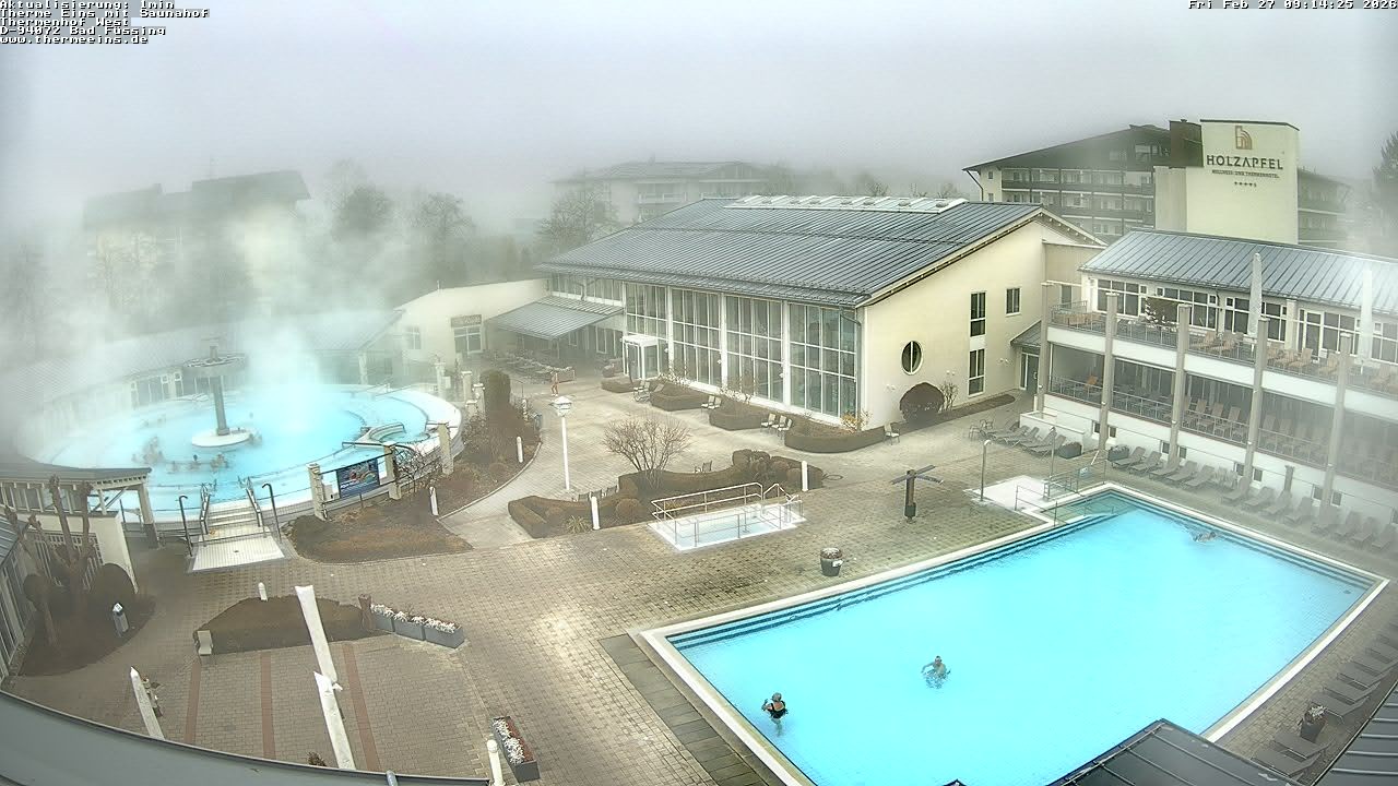 Archiv Foto Webcam Bad Füssing: Therme 1