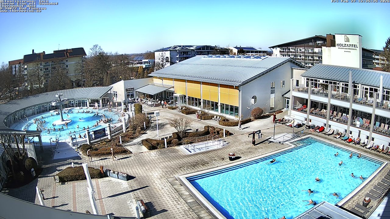 Archiv Foto Webcam Bad Füssing: Therme 1