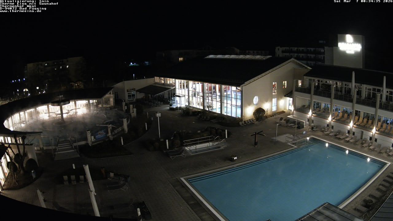 Archiv Foto Webcam Bad Füssing: Therme 1