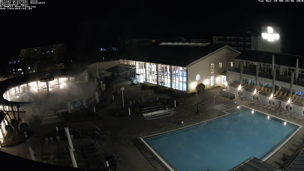 Archiv Foto Webcam Bad Füssing: Therme 1