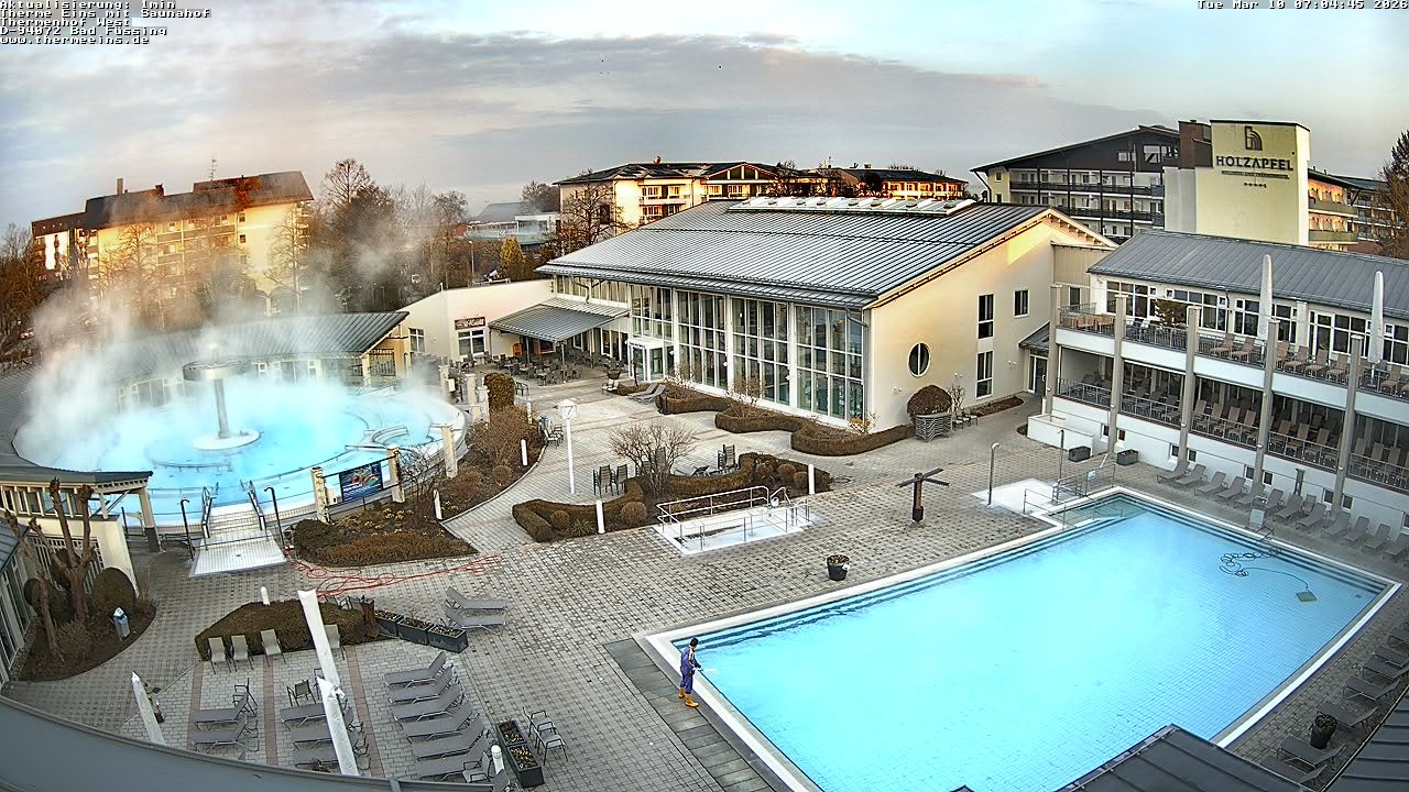 Archiv Foto Webcam Bad Füssing: Therme 1