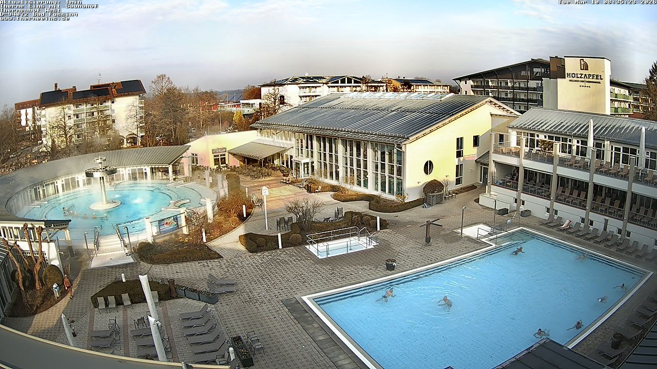 Archiv Foto Webcam Bad Füssing: Therme 1