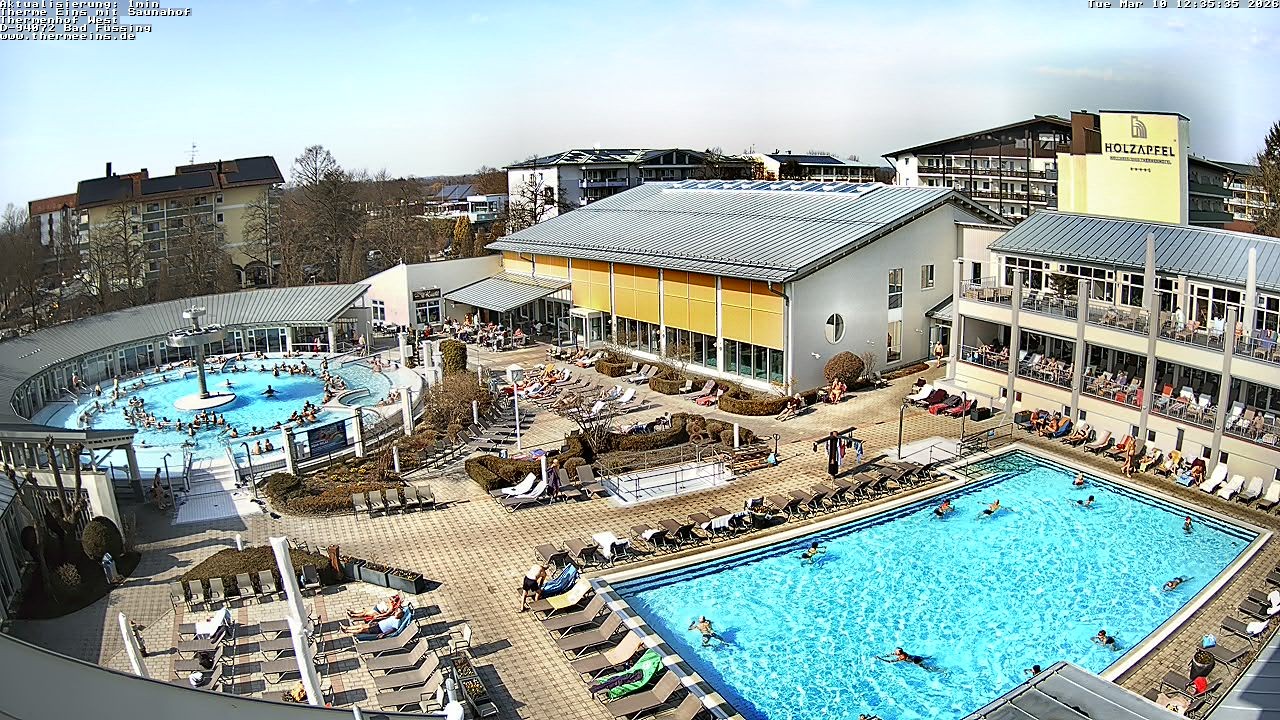 Archiv Foto Webcam Bad Füssing: Therme 1